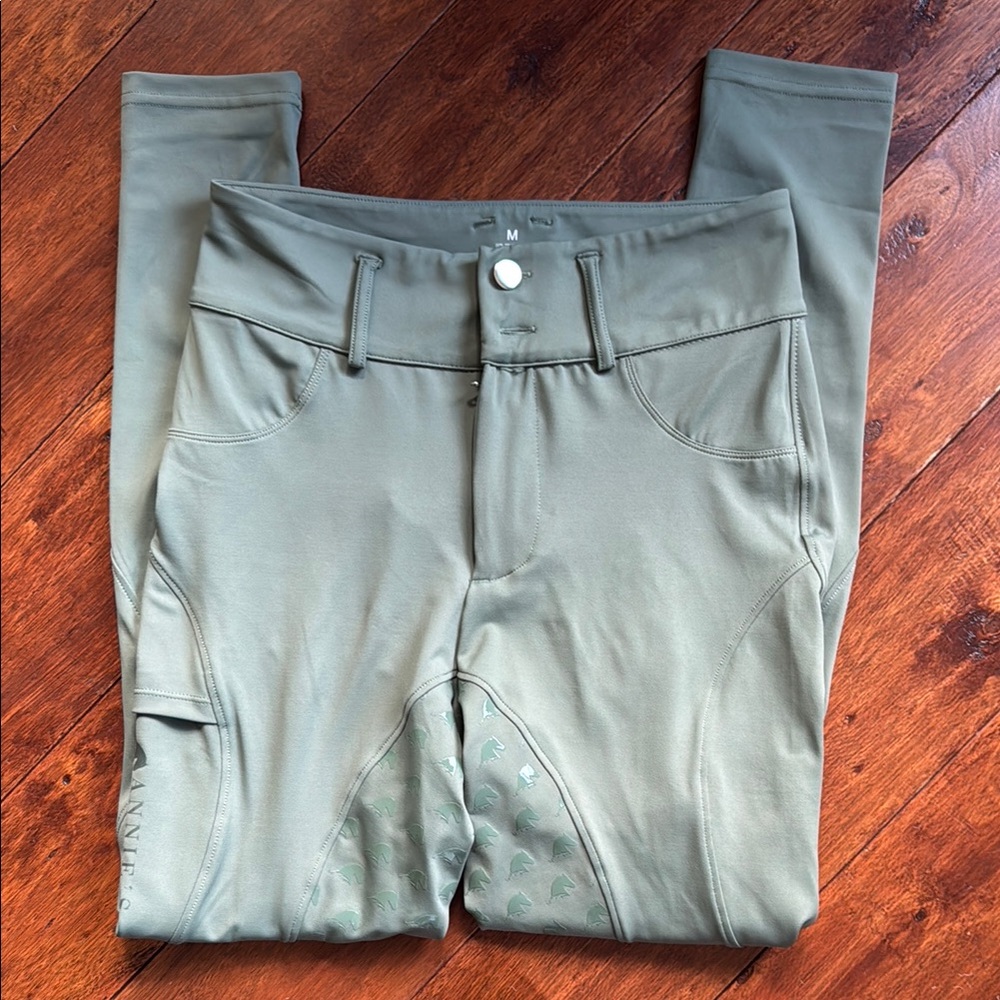 Olive Green Riding Pants by Annie’s Equestrian